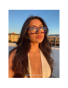 Gafas Bloqueo Luz Azul VISOONE TR90 Estilo Preppy Unisex 2