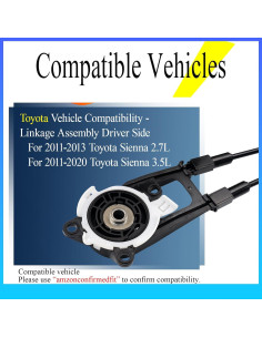 Conjunto de Cable de Puerta Deslizante MTKHMN para Toyota Sienna 2011-2020 2
