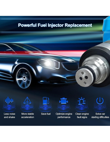 Paquete de 6 Inyectores de Combustible FIREMOTOO V6 3.0L