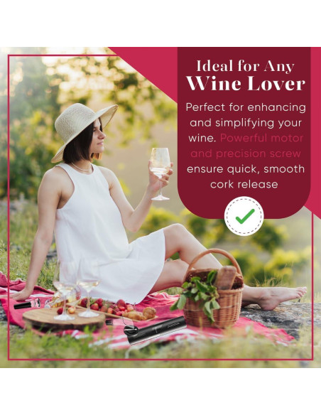 Abrebotellas Eléctrico SALCAS SE01 4 en 1 para Vino Abrebotellas Eléctrico SALCAS SE01 4 en 1 para Vino