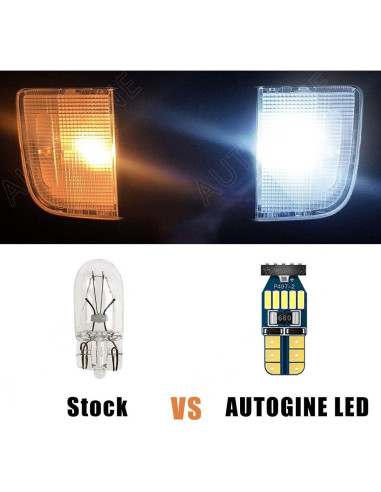Kit de Luces LED Interiores AUTOGINE para Toyota Highlander 2014-2019