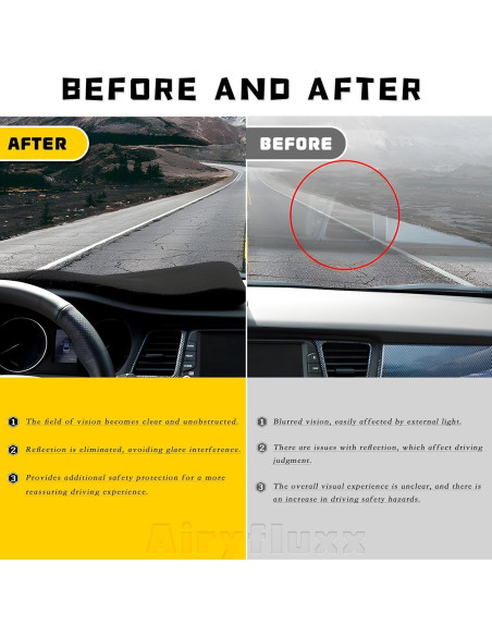 Cubierta de tablero Airyfluxx para Toyota Corolla 2019-2024 Cubierta de tablero Airyfluxx para Toyota Corolla 2019-2024