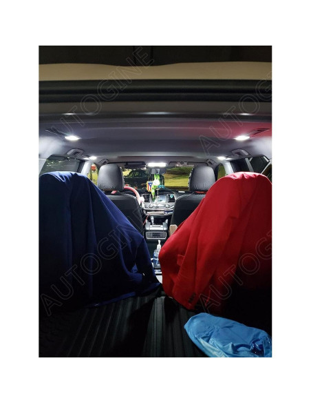 Kit de Luces LED Interiores AUTOGINE para Toyota Highlander 2014-2019 Kit de Luces LED Interiores AUTOGINE para Toyota Highlander 2014-2019