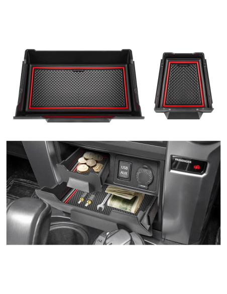 Caja de Almacenamiento Tmipakioy para Consola Central Toyota 4Runner 2014-2024 Caja de Almacenamiento Tmipakioy para Consola Central Toyota 4Runner 2014-2024