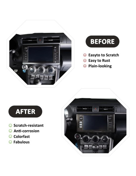 Marco de Pantalla GPS ABS JONKOKO para Subaru BRZ 2022 Marco de Pantalla GPS ABS JONKOKO para Subaru BRZ 2022