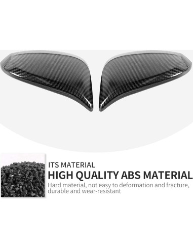Cubiertas de Espejo Linskip para Toyota 4Runner 2014-2024 y RAV4 2013-2018, Fibra de Carbono