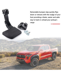 Escalón Trasero Plegable RJSJRAD para Toyota Tacoma 2024-2025 2
