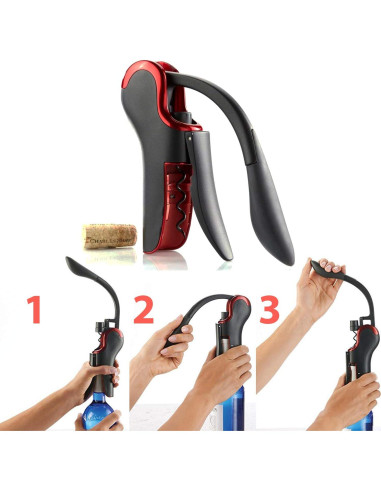 Abrebotellas de Vino KEISSCO Compacto con Cortador