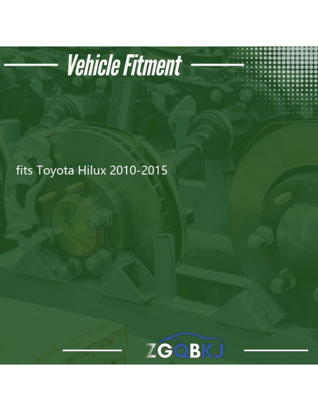 Juego de 4 Pastillas de Freno Cerámicas Zgqbkj para Toyota Hilux 2010-2015 Juego de 4 Pastillas de Freno Cerámicas Zgqbkj para Toyota Hilux 2010-2015