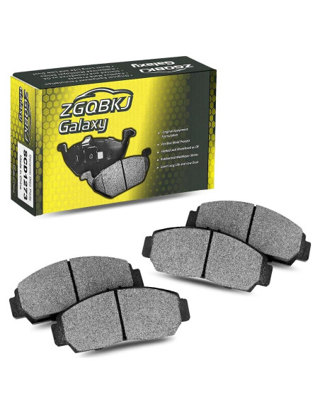 Juego de 4 Pastillas de Freno Cerámicas Delanteras Zgqbkj Toyota Hilux 2013-2015 Juego de 4 Pastillas de Freno Cerámicas Delanteras Zgqbkj Toyota Hilux 2013-2015