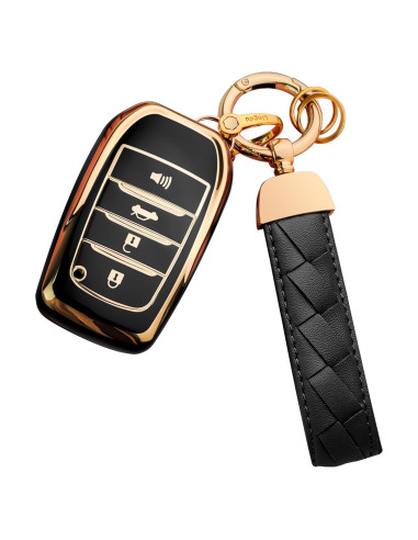 Cubierta de Llave Toyota Bqepe 4 Botones Negra - Protección 360