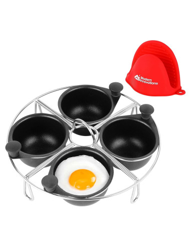 Bandeja para pochar huevos 4 tazas Modern Innovations