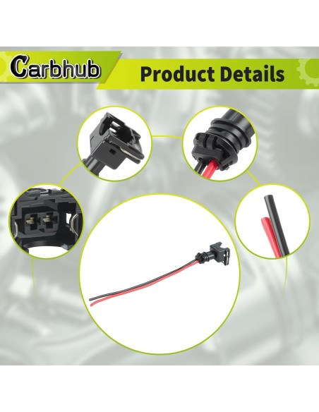 Conector de inyector de combustible Carbhub EV1-8 - 8 Pcs Conector de inyector de combustible Carbhub EV1-8 - 8 Pcs