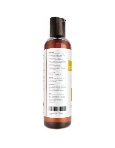 Aceite de Girasol Orgánico Velona 118 ml - 100% Puro y Natural