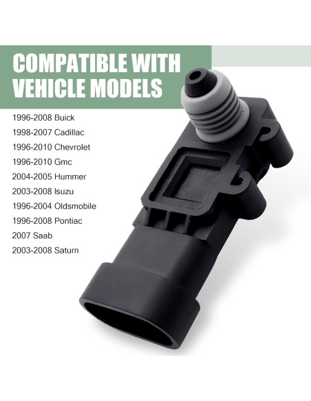 Sensor de Presión Automotriz Bookeel Compatible Delphi III Sensor de Presión Automotriz Bookeel Compatible Delphi III