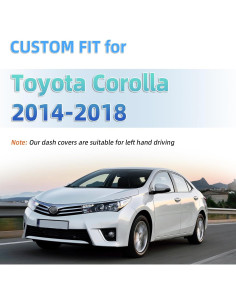 Cubierta de tablero SKYLOTEC para Toyota Corolla 2014-2018 2