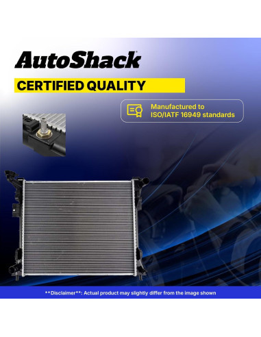 Radiador Auto Shack RK939 para Pontiac Vibe y Toyota Corolla 2003-2008