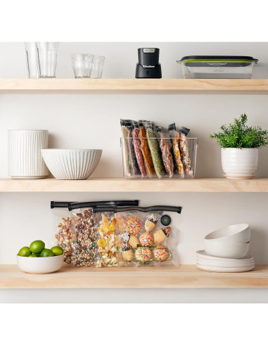 Bolsas Reutilizables FoodSaver de 1 Litro para Sellado al Vacío