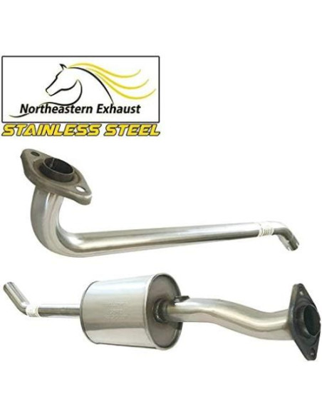 Kit de Escape Northeastern Acero Inoxidable Toyota Corolla 1.8L Kit de Escape Northeastern Acero Inoxidable Toyota Corolla 1.8L
