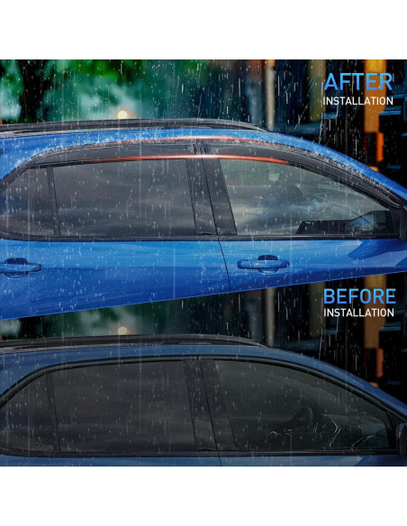 Protectores de Lluvia Nilight para Ventanas Toyota Corolla 2014-2019 Protectores de Lluvia Nilight para Ventanas Toyota Corolla 2014-2019
