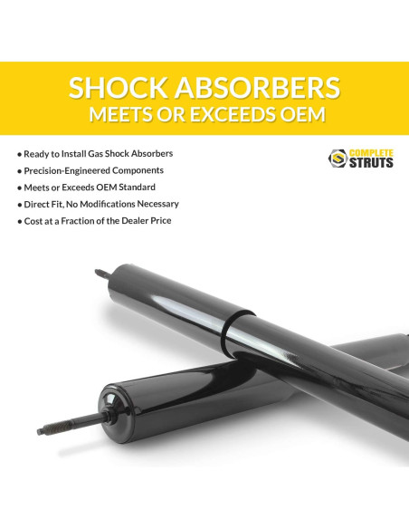 Amortiguadores traseros Complete Struts para Toyota Yaris 2006-2015 Amortiguadores traseros Complete Struts para Toyota Yaris 2006-2015