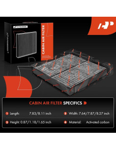 Filtro de Aire de Cabina A-Premium con Carbón Activado para Toyota Yaris y Mazda CX-3 2