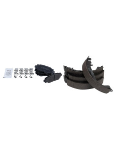 Pastillas de freno TRQ semi-metálicas para Toyota Yaris 2007-2018