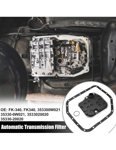 Filtro de Aceite de Transmisión Automática X AUTOHAUX FK340 para Toyota