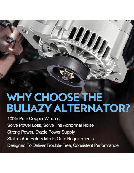 Alternador BULIAZY 80 Amp para Toyota Yaris 1.5L 2006-2009 Alternador BULIAZY 80 Amp para Toyota Yaris 1.5L 2006-2009