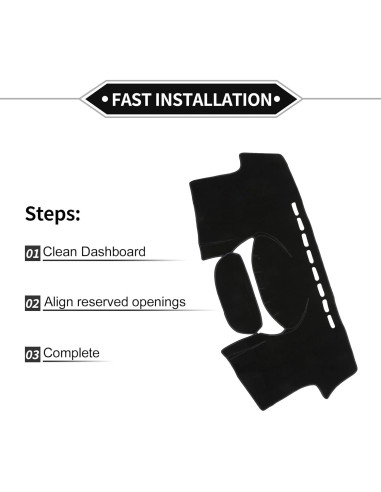 Cubierta de tablero VekAuto para Toyota Yaris 2004-2011