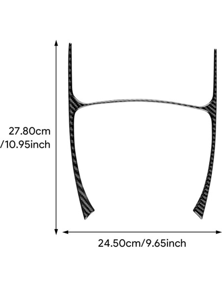 Cubierta de Fibra de Carbono Real FXETRNL para Toyota Yaris 2006-2011 Cubierta de Fibra de Carbono Real FXETRNL para Toyota Yaris 2006-2011
