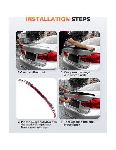 Alerón de Techo ABS FINDAUTO para Toyota Yaris 2006-2011