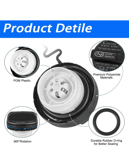 Tapa de Combustible DINGTONG 77300-06040 para Toyota y Lexus Tapa de Combustible DINGTONG 77300-06040 para Toyota y Lexus