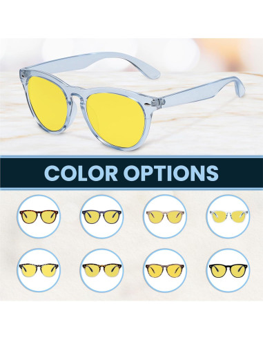 Gafas de Conducción Yogo Vision Amarillas Anti Deslumbrantes