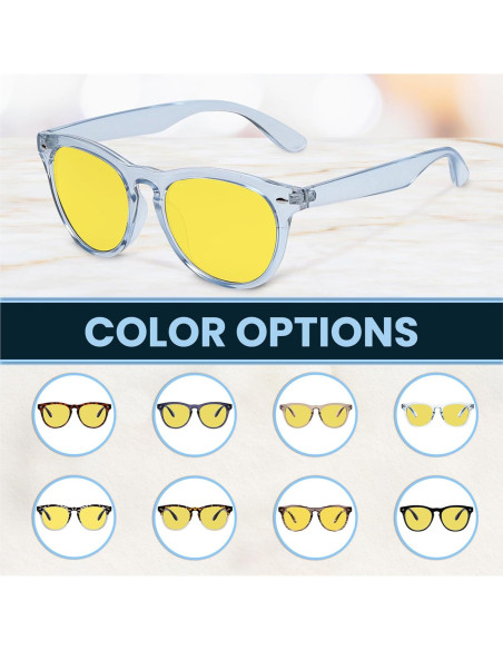 Gafas de Conducción Yogo Vision Amarillas Anti Deslumbrantes Gafas de Conducción Yogo Vision Amarillas Anti Deslumbrantes