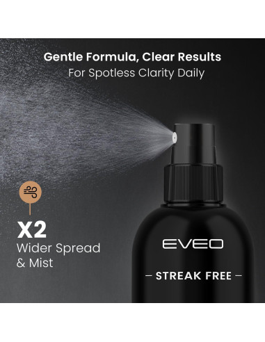 Kit de Limpieza de Gafas EVEO - 4 Piezas con Spray y Paño