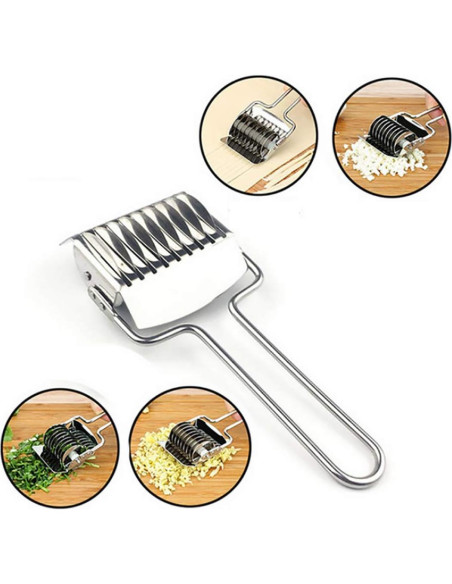 Cortador de Fideos de Pasta UpTuoLi Acero Inoxidable 5mm Cortador de Fideos de Pasta UpTuoLi Acero Inoxidable 5mm