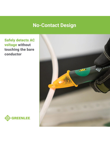 Detector de Voltaje No Contacto Greenlee GT-16, 5-1000V AC