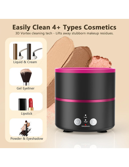 Limpiadora Eléctrica de Brochas Cucufor MC-101BKP 2 Velocidades Limpiadora Eléctrica de Brochas Cucufor MC-101BKP 2 Velocidades
