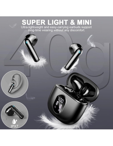 Auriculares Inalámbricos Drsaec I52-NEW Bluetooth 5.3 50H IP7