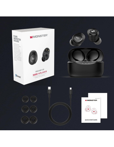 Auriculares Inalámbricos Monster Achieve 300 AirLinks Bluetooth 5.3