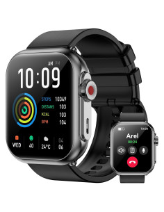 Reloj Inteligente Jacoosa K62 Negro 1.85" HD 110+ Modos Fitness