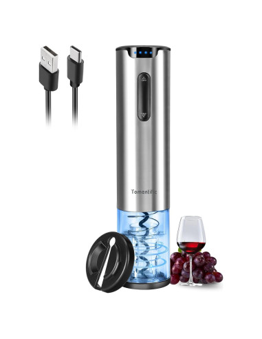 Abridor de Vino Eléctrico Tomentific Recargable con Luz LED