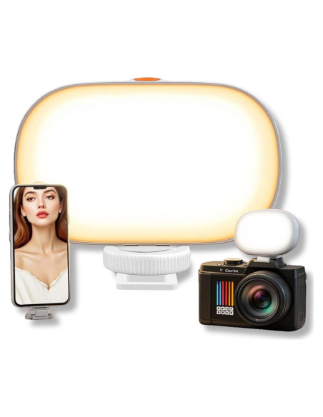 Clip de Luz para Teléfono aLLreLi - Luz de Selfie 600mAh 3 Modos Clip de Luz para Teléfono aLLreLi - Luz de Selfie 600mAh 3 Modos