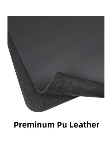 Alfombrilla de escritorio grande AFIING D-4817 Negra 121.9x43.2 cm