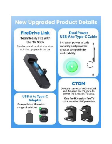Adaptador HDMI Carlinkit FireDrive para CarPlay a HDMI 1080P