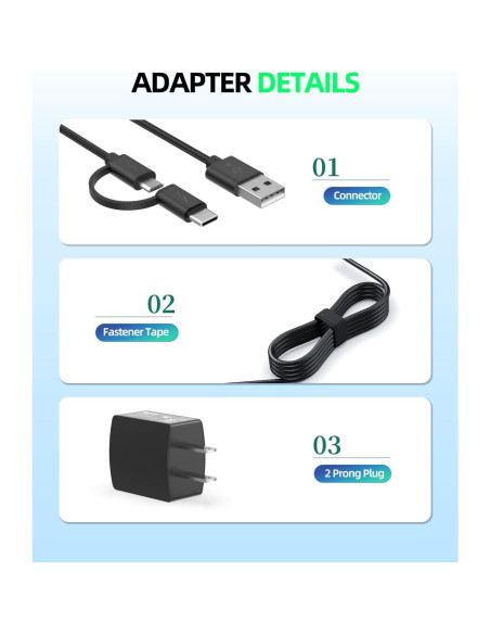 Cargador Rápido Superer para Amazon Kindle y Tablets USB-C Cargador Rápido Superer para Amazon Kindle y Tablets USB-C