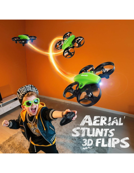 Dron Mini Veeniix V995 Verde para Niños - Vuelo 3D y Acrobacias Dron Mini Veeniix V995 Verde para Niños - Vuelo 3D y Acrobacias