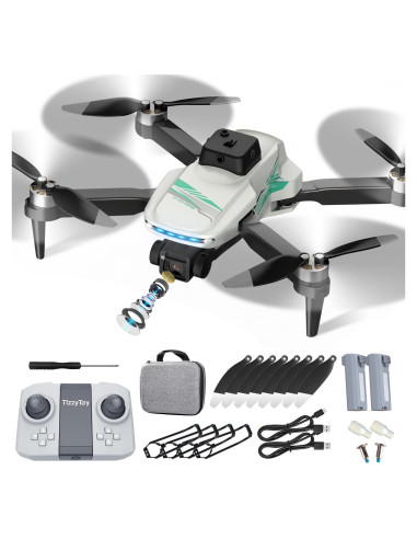 Drone TizzyToy FB01 4K Plegable con Cámara y Control APP