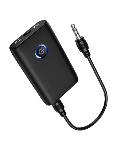 Adaptador Bluetooth 5.3 Ankilo para Coche - Receptor Aux Inalámbrico